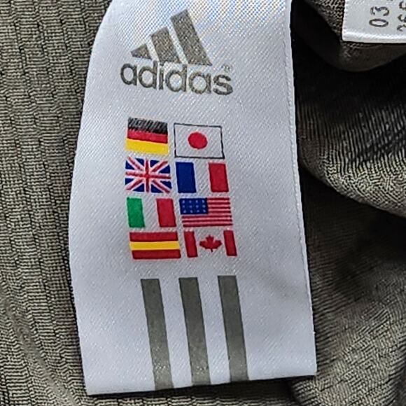 NOTRE DAME Shirt Mens Large Green Button Up Short Sleeve ADIDAS Climalite Y2K - Picture 14 of 14